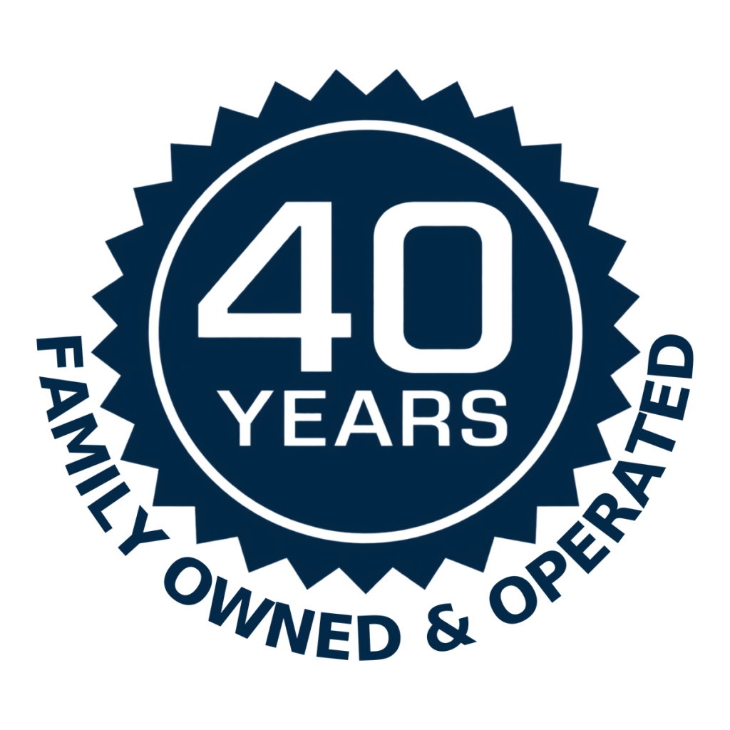 Structural Systems 40 Years Family Owned and Operated badge