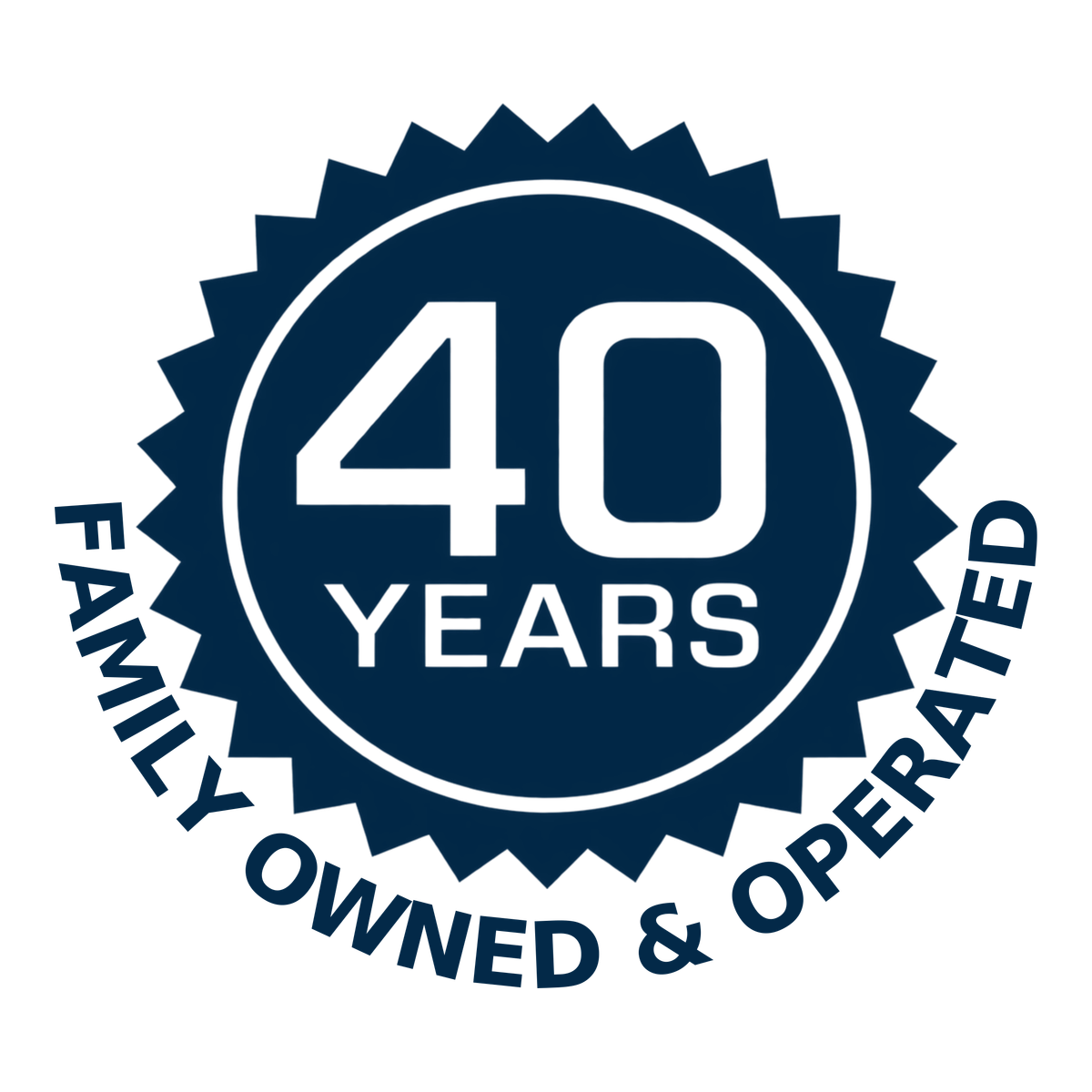 Structural Systems 40 Years Family Owned and Operated badge